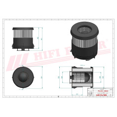 FILTRE HYDRAULIQUE RÉF. SH52460 - HIFI FILTER FILTRE HYDRAULIQUE RÉF. SH52460 - HIFI FILTER