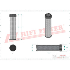 FILTRE A AIR RÉF. SA160144 - HIFI FILTER FILTRE A AIR RÉF. SA160144 - HIFI FILTER