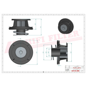 FILTRE HYDRAULIQUE RÉF. SH74373 - HIFI FILTER