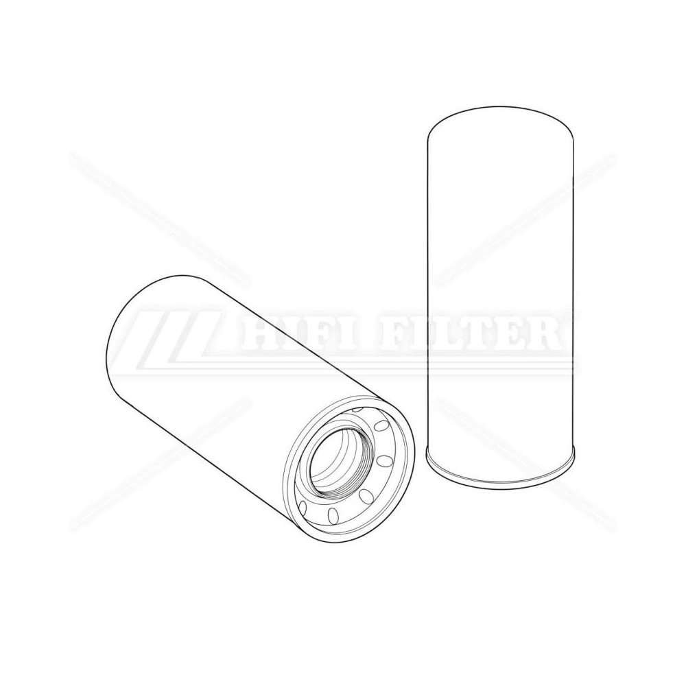 Filtre à huile HIFI SO10177 pour Timberpro, Claas, Mil-stak