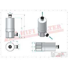 DESHYDRATEUR CLIMATISATION RÉF. DYB90016 - HIFI FILTER DESHYDRATEUR CLIMATISATION RÉF. DYB90016 - HIFI FILTER
