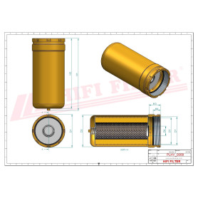 FILTRE HYDRAULIQUE RÉF. SH60236 - HIFI FILTER