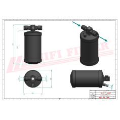 DESHYDRATEUR CLIMATISATION RÉF. DYH60005 - HIFI FILTER DESHYDRATEUR CLIMATISATION RÉF. DYH60005 - HIFI FILTER
