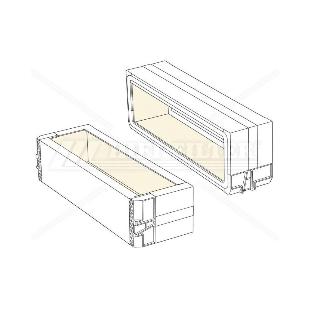 Filtre à air HIFI SC50423 pour Horsch, Agrifac, Amazone