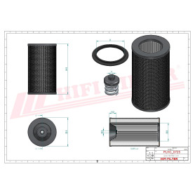 KIT FILTRE HYDRAULIQUE RÉF. KH63554 - HIFI FILTER