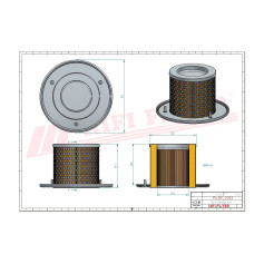 FILTRE A AIR RÉF. SA17112 - HIFI FILTER FILTRE A AIR RÉF. SA17112 - HIFI FILTER