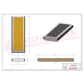 FILTRE HABITACLE RÉF. SC60021 - HIFI FILTER