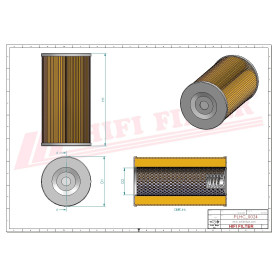 FILTRE HYDRAULIQUE RÉF. SH50709 - HIFI FILTER