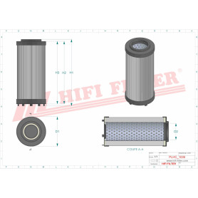FILTRE HYDRAULIQUE RÉF. SH630260 - HIFI FILTER