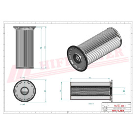 FILTRE HYDRAULIQUE RÉF. SH75391 - HIFI FILTER