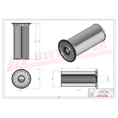 FILTRE HYDRAULIQUE RÉF. SH75391 - HIFI FILTER FILTRE HYDRAULIQUE RÉF. SH75391 - HIFI FILTER