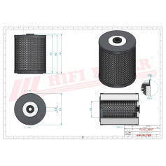 FILTRE HYDRAULIQUE RÉF. SH62409 - HIFI FILTER FILTRE HYDRAULIQUE RÉF. SH62409 - HIFI FILTER