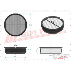 FILTRE A AIR RÉF. SA160114 - HIFI FILTER FILTRE A AIR RÉF. SA160114 - HIFI FILTER