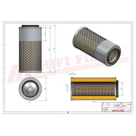 FILTRE A AIR RÉF. SA16967 - HIFI FILTER