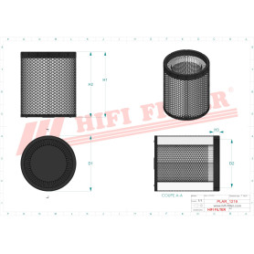 FILTRE A AIR RÉF. SA16987 - HIFI FILTER