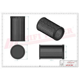 FILTRE A AIR RÉF. SA16988 - HIFI FILTER