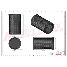 FILTRE A AIR RÉF. SA16988 - HIFI FILTER FILTRE A AIR RÉF. SA16988 - HIFI FILTER