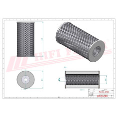 FILTRE HYDRAULIQUE RÉF. SH60088 - HIFI FILTER FILTRE HYDRAULIQUE RÉF. SH60088 - HIFI FILTER