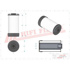 FILTRE HYDRAULIQUE RÉF. SH74350SP - HIFI FILTER FILTRE HYDRAULIQUE RÉF. SH74350SP - HIFI FILTER