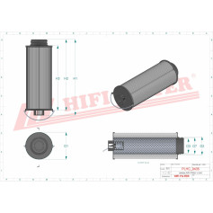 FILTRE HYDRAULIQUE RÉF. SH74664 - HIFI FILTER FILTRE HYDRAULIQUE RÉF. SH74664 - HIFI FILTER