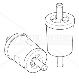Filtre à gasoil HIFI SN80533 pour Ropa