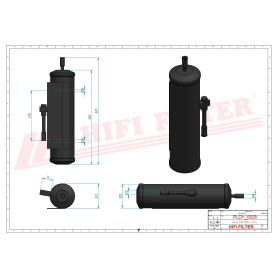 DESHYDRATEUR CLIMATISATION RÉF. DYH70003 - HIFI FILTER