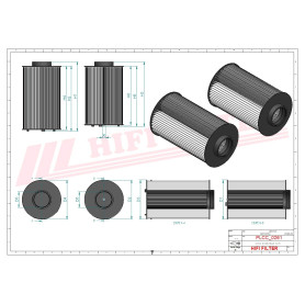 KIT FILTRE A GASOIL RÉF. KN70346 - HIFI FILTER