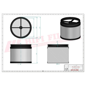FILTRE A AIR RÉF. SA16437 - HIFI FILTER