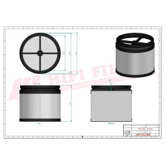FILTRE A AIR RÉF. SA16437 - HIFI FILTER FILTRE A AIR RÉF. SA16437 - HIFI FILTER