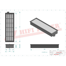 FILTRE HABITACLE RÉF. SC50355 - HIFI FILTER