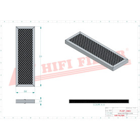 FILTRE HABITACLE RÉF. SC90443 - HIFI FILTER