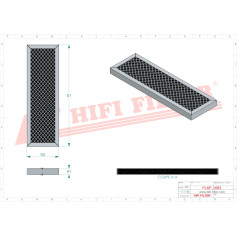 FILTRE HABITACLE RÉF. SC90443 - HIFI FILTER FILTRE HABITACLE RÉF. SC90443 - HIFI FILTER