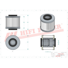 FILTRE HYDRAULIQUE RÉF. SH59110 - HIFI FILTER FILTRE HYDRAULIQUE RÉF. SH59110 - HIFI FILTER