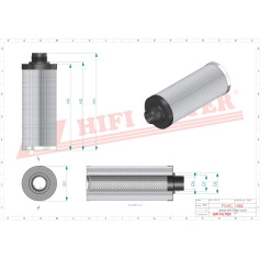 FILTRE HYDRAULIQUE RÉF. SH75463V - HIFI FILTER FILTRE HYDRAULIQUE RÉF. SH75463V - HIFI FILTER