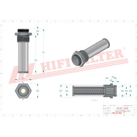 FILTRE HYDRAULIQUE RÉF. SH77971 - HIFI FILTER