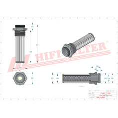 FILTRE HYDRAULIQUE RÉF. SH77971 - HIFI FILTER FILTRE HYDRAULIQUE RÉF. SH77971 - HIFI FILTER