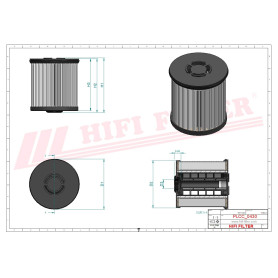 FILTRE A GASOIL RÉF. SN25182 - HIFI FILTER