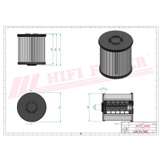 FILTRE A GASOIL RÉF. SN25182 - HIFI FILTER FILTRE A GASOIL RÉF. SN25182 - HIFI FILTER