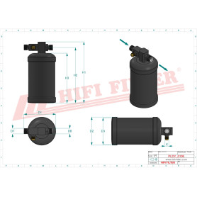 DESHYDRATEUR CLIMATISATION RÉF. DYH90021 - HIFI FILTER