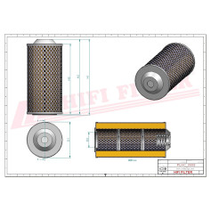 FILTRE HYDRAULIQUE RÉF. SH61903 - HIFI FILTER