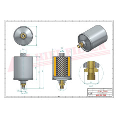 FILTRE HYDRAULIQUE RÉF. SH62003 - HIFI FILTER