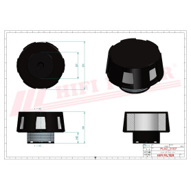 FILTRE AERATION COMPLET RÉF. FS295 - HIFI FILTER