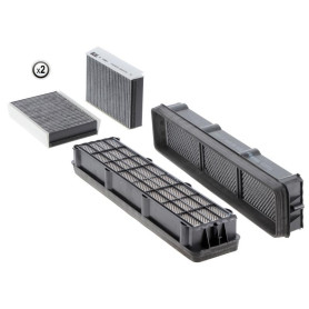 Kit filtre cabine categorie 1 HIFI KC90420CAG pour John Deere
