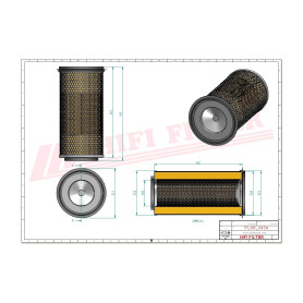 FILTRE A AIR RÉF. SA14011 - HIFI FILTER