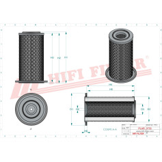 FILTRE A AIR RÉF. SA17440 - HIFI FILTER