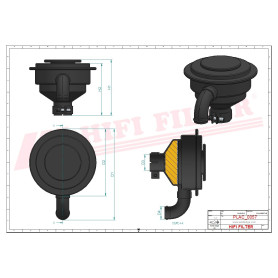 FILTRE AERATION MOTEUR RÉF. SAO5291 - HIFI FILTER