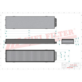 FILTRE HABITACLE CATEGORIE 2 RÉF. SC50390 - HIFI FILTER