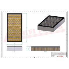 FILTRE HABITACLE RÉF. SC90194 - HIFI FILTER FILTRE HABITACLE RÉF. SC90194 - HIFI FILTER