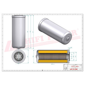 FILTRE HYDRAULIQUE RÉF. SH66166 - HIFI FILTER