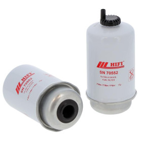 Filtre à gasoil HIFI SN70552 pour Deutz-fahr, Same, Huerlimann